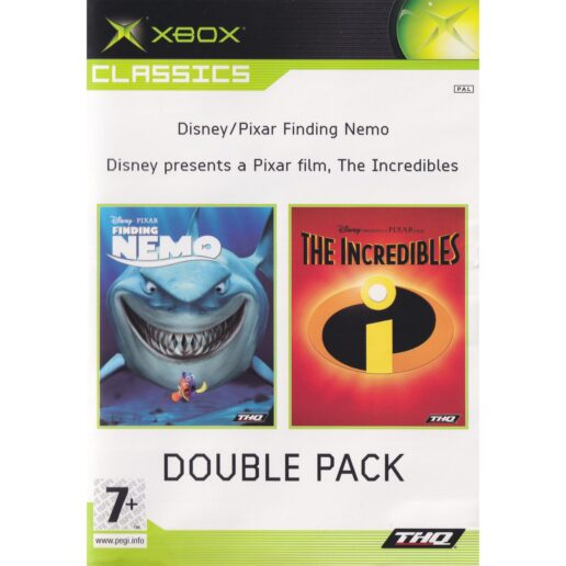 Finding Nemo & The Incredibles Double Pack Xbox Classics (Begagnad)