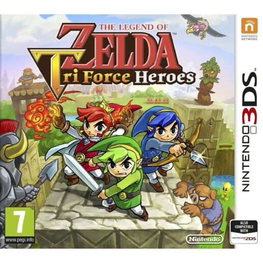 The Legend of Zelda Tri Force Heroes Nintendo 3DS (Begagnad)