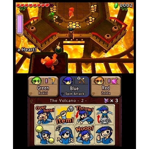 The Legend of Zelda Tri Force Heroes Nintendo 3DS (Begagnad)