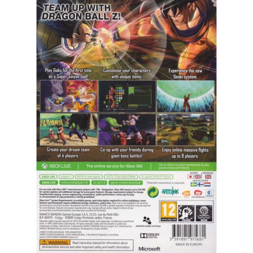 Dragon Ball Z Battle of Z Xbox 360 (Begagnad)