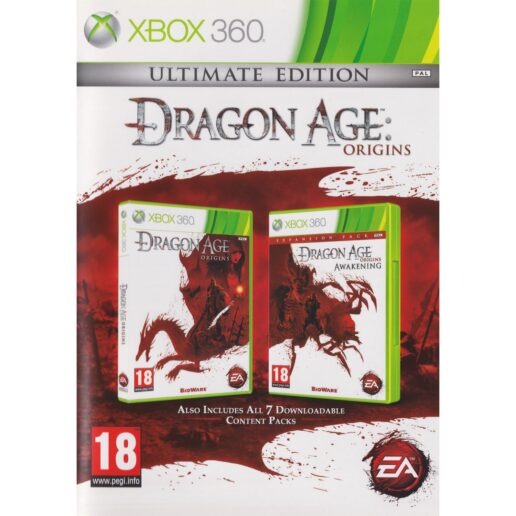 Dragon Age Origins Ultimate Edition Xbox 360 (Begagnad) Dragon Age Origins Ultimate Edition Xbox 360 (Begagnad)