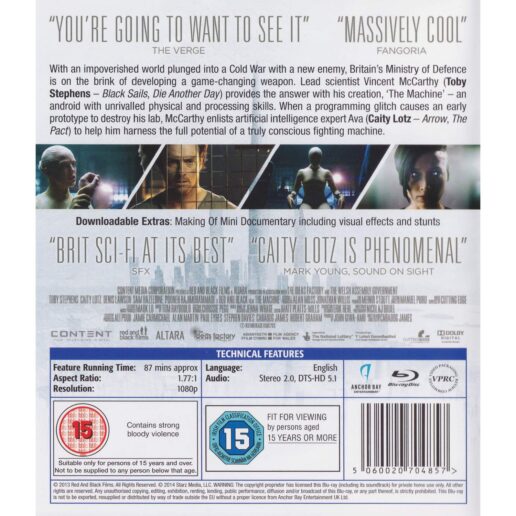 The Machine Blu-Ray (Begagnad)