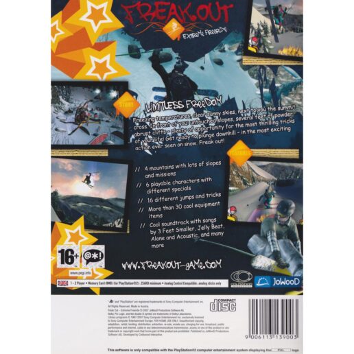 Freak Out Extreme Freeride Playstation 2 PS2 (Begagnad)
