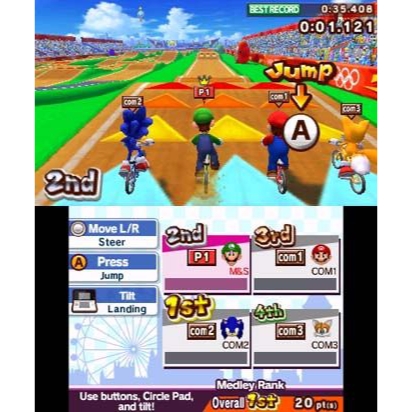 Mario & Sonic at the London 2012 Olympic Games Nintendo 3DS Nordic (Begagnad)