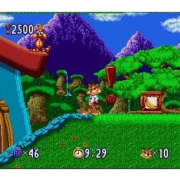 Bubsy in Claws Encounters of the Furred Kind Super Nintendo SNES SCN (Begagnad)