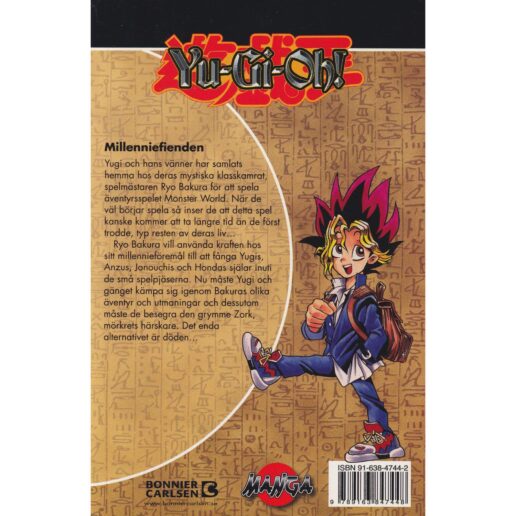 Yu-Gi-Oh! - 07 - Milleniefienden - Kazuki Takahashi - Svensk utgåva (Begagnad)