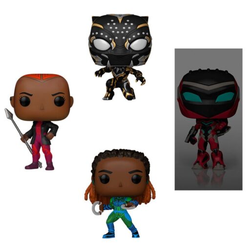POP pack 4 figures Marvel Black Panther Wakanda Forever Exclusive