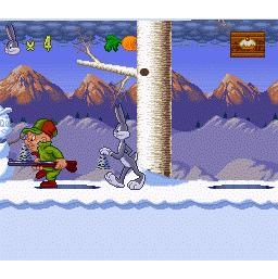 Bugs Bunny Rabbit Rampage Super Nintendo SNES SCN (Begagnad)