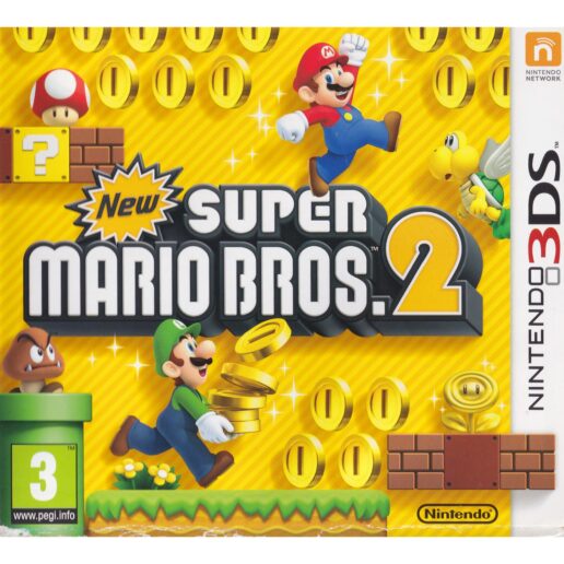 New Nintendo Super Mario Bros 2 Nintendo 3DS Nordic (Begagnad)