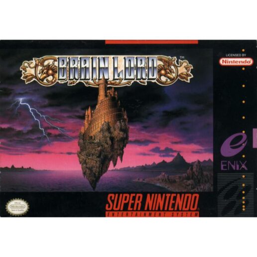 Brain Lord Super Nintendo SNES (NTSC-U, Begagnad)