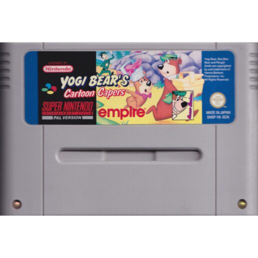 Yogi Bears Cartoon Capers Super Nintendo SNES SCN (Begagnad)