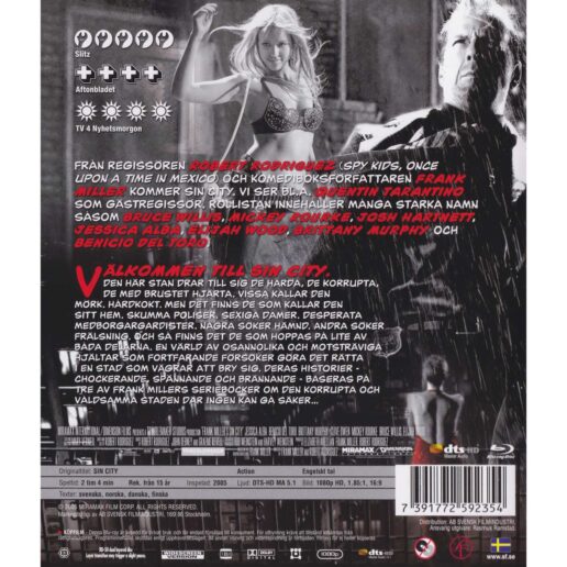Sin City Blu-Ray (Begagnad)