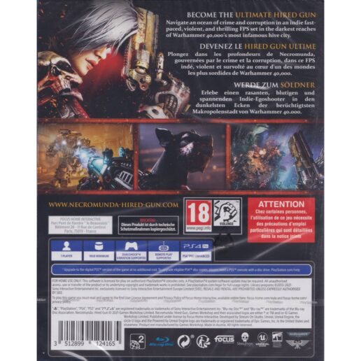 Necromunda Hired Gun Playstation 4 PS4