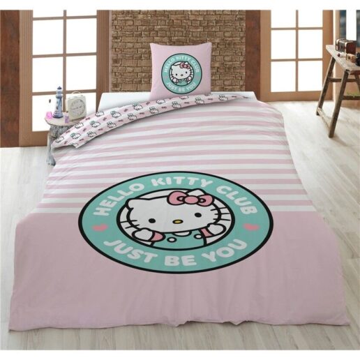 Hello Kitty policotton duvet cover bed 90cm
