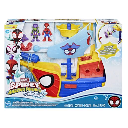 Marvel Spidey Spider Web and Bubbles Pirate Ship