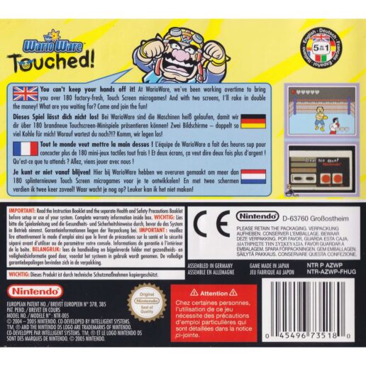 WarioWare Touched Nintendo DS (Begagnad)