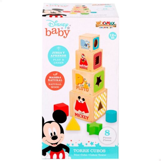 Disney wooden cubes tower Disney wooden cubes tower