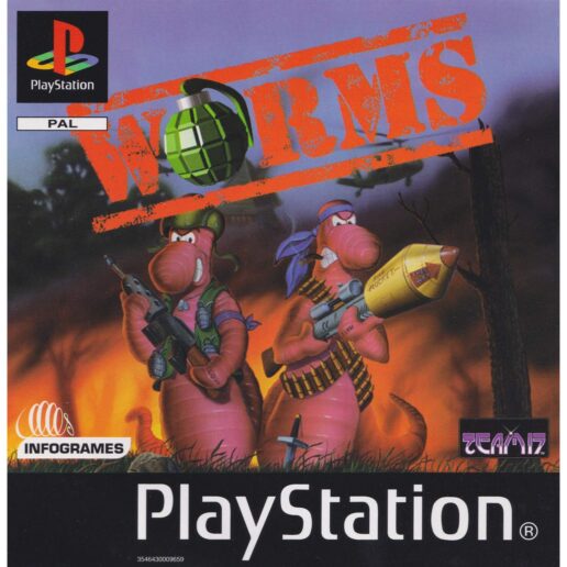 Worms Playstation 1 PS1 (Begagnad)