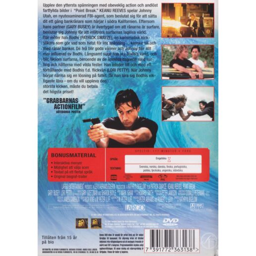 Point Break DVD (Begagnad)