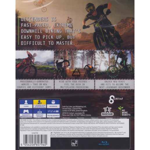 Descenders Playstation 4