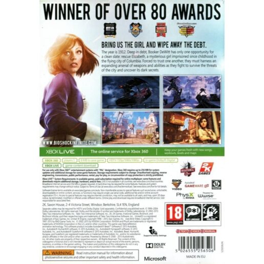 Bioshock Infinite Xbox 360 (Begagnad)