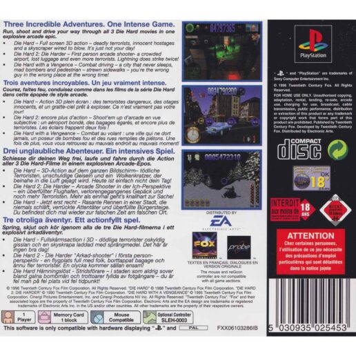 Die Hard Trilogy Playstation 1 PS1 Values Series (Begagnad)