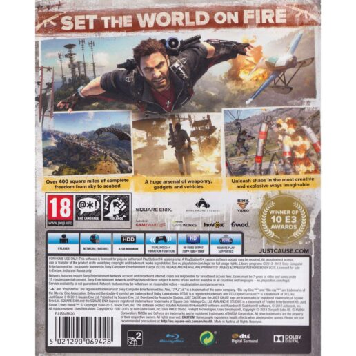 Just Cause 3 Playstation 4 PS4 (Begagnad)