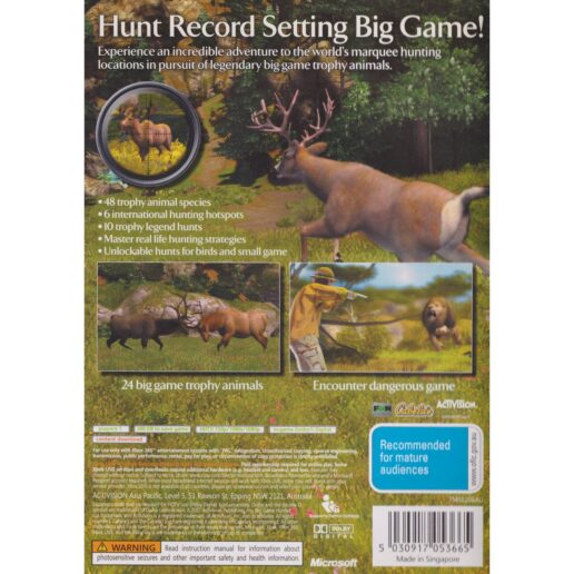 Cabelas Big Game Hunter Xbox 360 (Begagnad)
