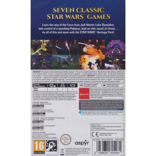 Star Wars Heritage Pack Nintendo Switch