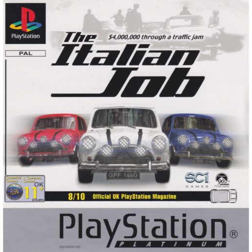 The Italian Job Playstation 1 PS1 Platinum (Begagnad)