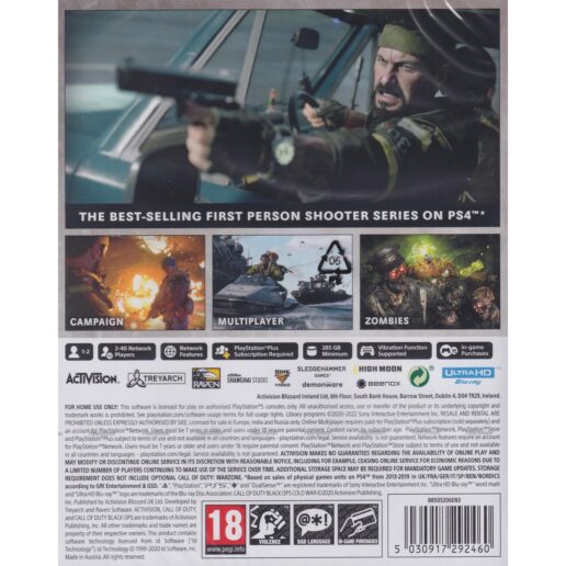 Call of Duty Black Ops Cold War Playstation 5 PS5