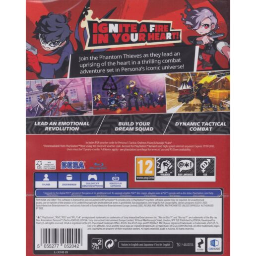 Persona 5 Tactica Playstation 4