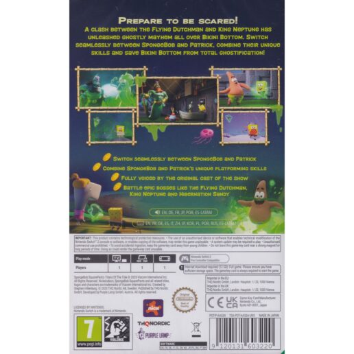 Spongebob Squarepants Titans of the Tide Nintendo Switch 2