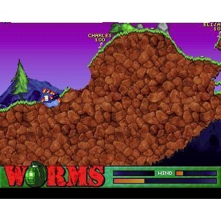 Worms Playstation 1 PS1 (Begagnad)