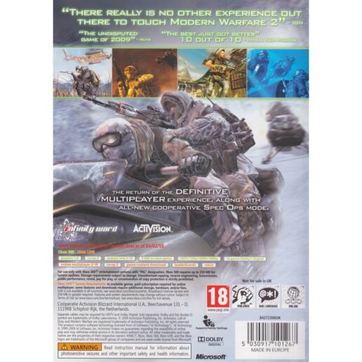 Call of Duty Modern Warfare 2 Xbox 360 Classics (Begagnad)