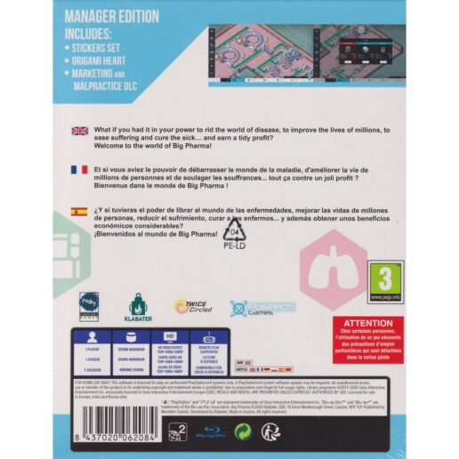 Big Pharma Manager Edition Playstation 4 PS4