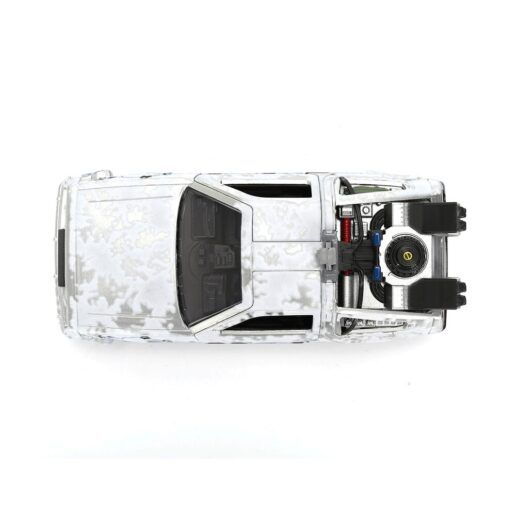Back to the Future 40th Anniversary Time Machine Ice Effect Dlorean replica