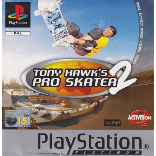Tony Hawks Pro Skater 2 Playstation 1 PS1 Platinum (Begagnad)
