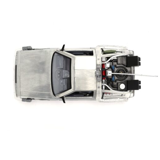 Back to the Future 40th Anniversary Time Machine Hollywood Rides Dlorean replica