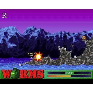 Worms Playstation 1 PS1 Platinum (Begagnad)
