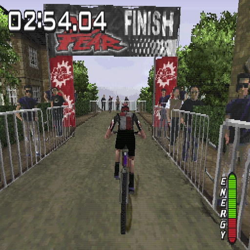 No Fear Downhill Mountain Biking Playstation 1 PS1 Values Series (Begagnad)