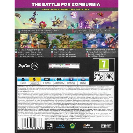 Plants vs Zombies GW2 Playstation 4 PS4 Nordic (Begagnad)