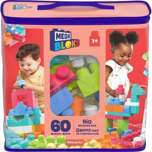 Mega Bloks Pink Bag 60pcs