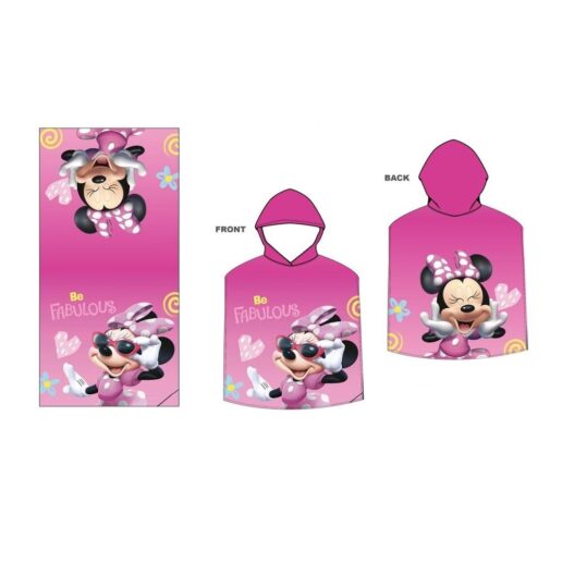 Disney Minnie microfibre poncho towel