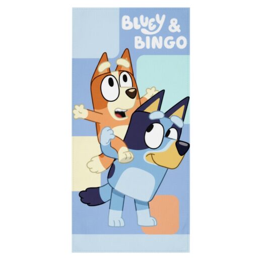 Bluey microfibre beach towel