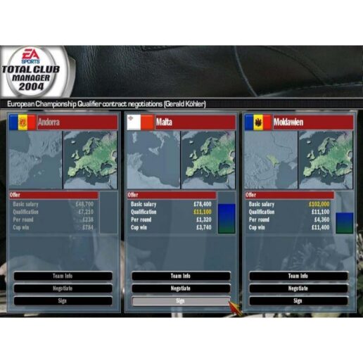 Total Club Manager 2004 Playstation 2 PS2 (Begagnad)