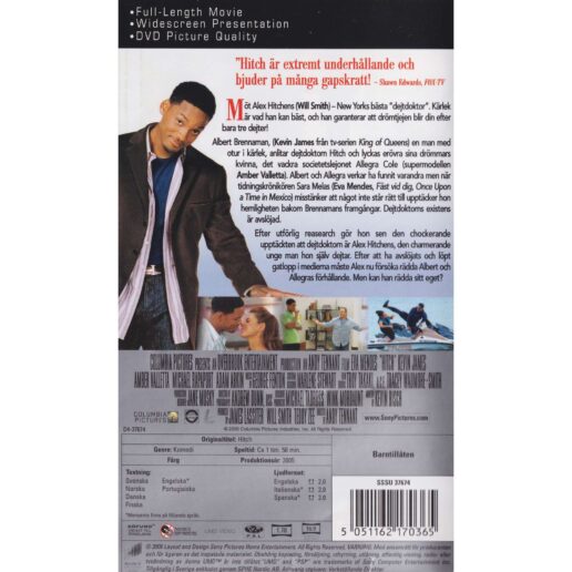 Hitch Din guide till en lyckad date UMD Video Playstation Portable PSP Swedish (Begagnad)