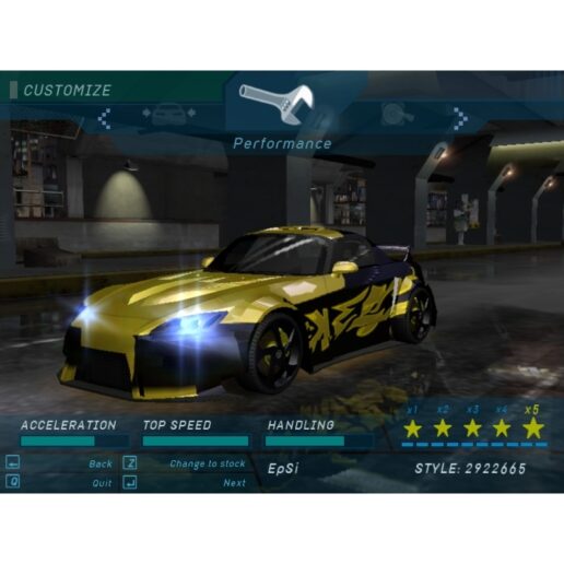 Need for Speed Underground Playstation 2 PS2 Platinum Swedish (Begagnad)
