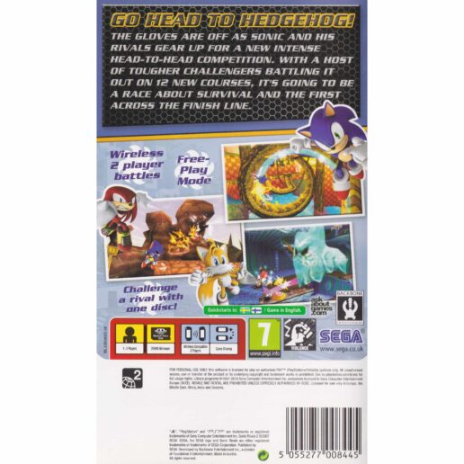 Sonic Rivals 2 Playstation Portable PSP Essentials (Begagnad)