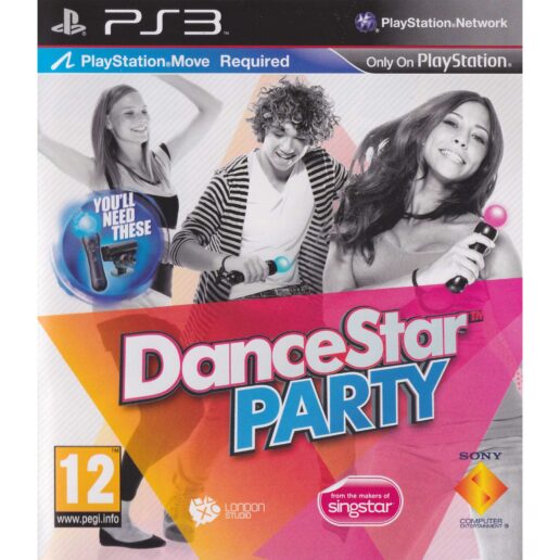 DanceStar Party Playstation 3 PS3 Move (Begagnad)